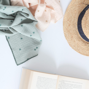 Fular Corazones Verde